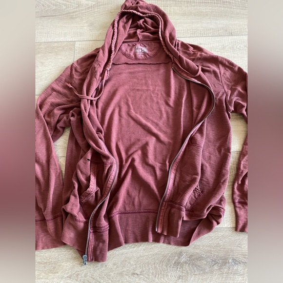 Converse One Star waffle knit zip up hoodie - LARGE - well worn - 2011 - Picture 5 of 10